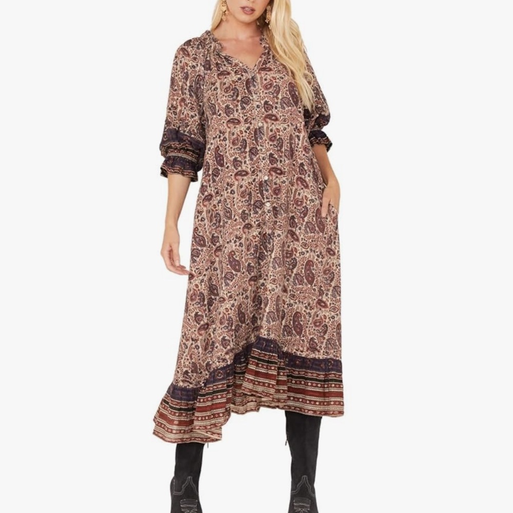 NWT Cleobella Lola Women's Midi Dress SIZE XS-M